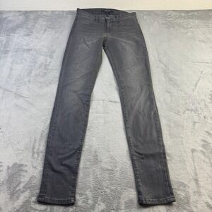 J Brand Jeans Womens 26 Washed Gray Skinny Made in USA Denim Five Pocket Classic